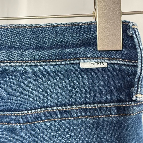 MOTHER The Runaway Mini Flare Jeans in Home Movies Blue Size 25 - Picture 12 of 15
